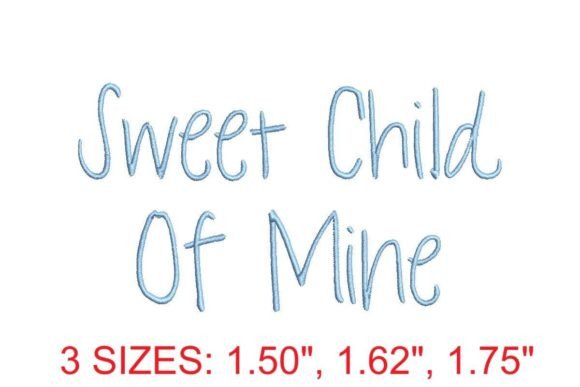 Download Sweet Child of Mine Font - Child Collection