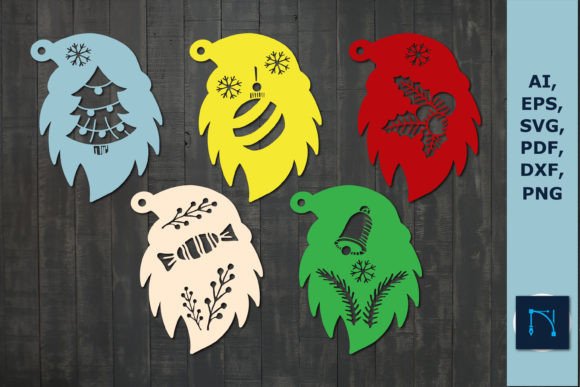 Download Laser Cut Christmas Gift Tag SVG Bundle - Christmas gift Collection