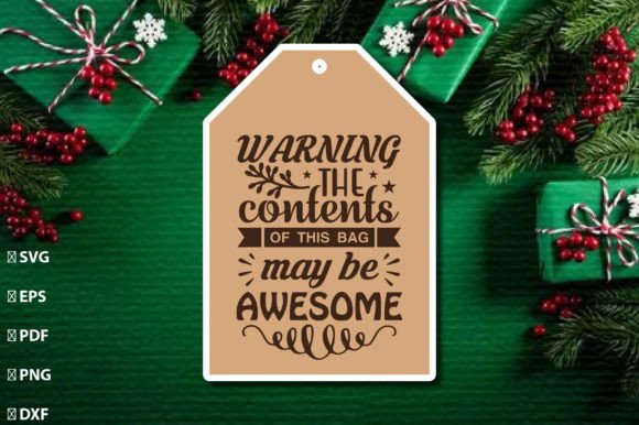 Download Christmas Gift Tag Laser Cut SVG - Christmas gift Collection