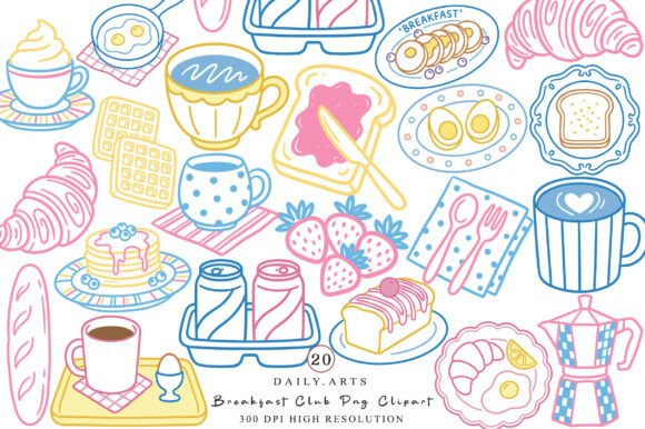 Download Breakfast Club PNG Clipart Bundle - Breakfast Collection