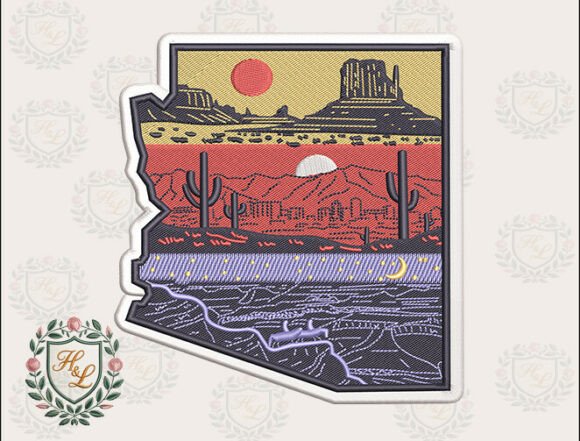 Download Arizona State Embroidery Files - Premium Resources